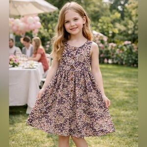 SweetHoney Floral Sleeveless Dress Size 8